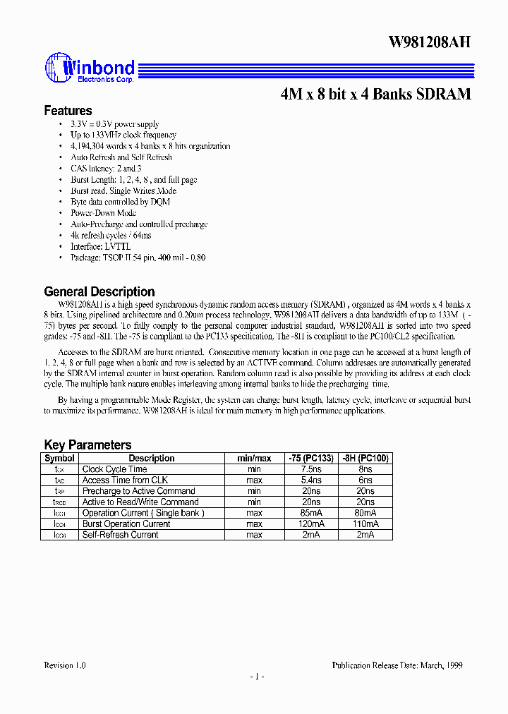 W981208AH_38040.PDF Datasheet