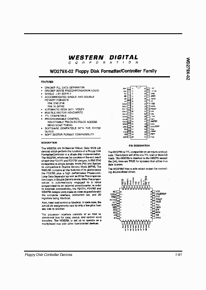 WD2797_52981.PDF Datasheet Download --- IC-ON-LINE