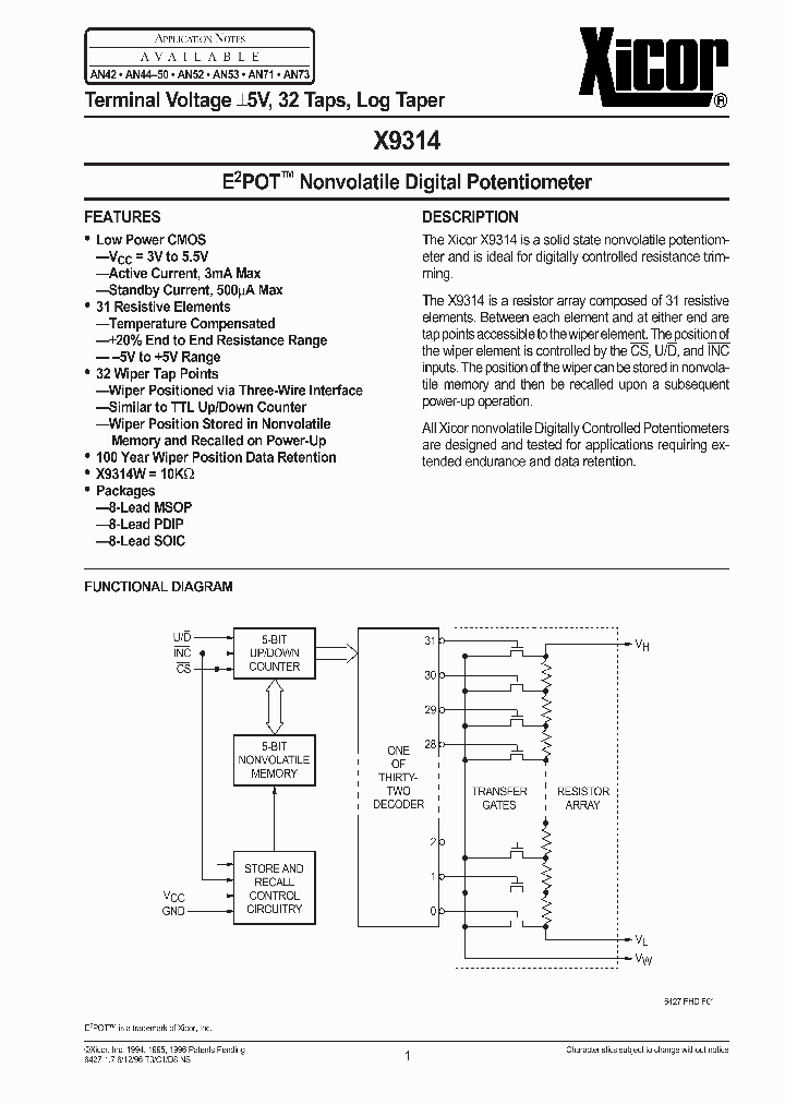 X9314_137142.PDF Datasheet