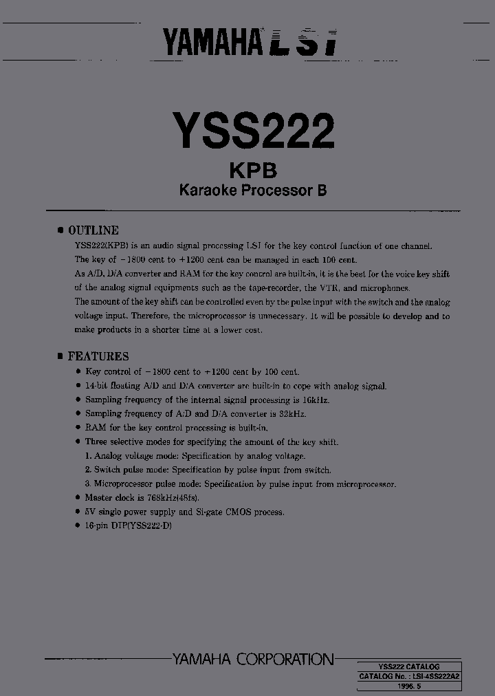 YSS222_35032.PDF Datasheet