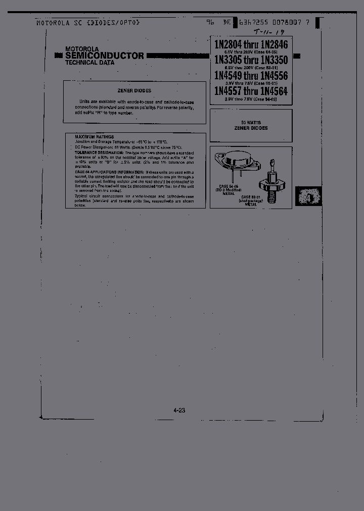 1n2804 2658 Pdf Datasheet Download Ic On Line