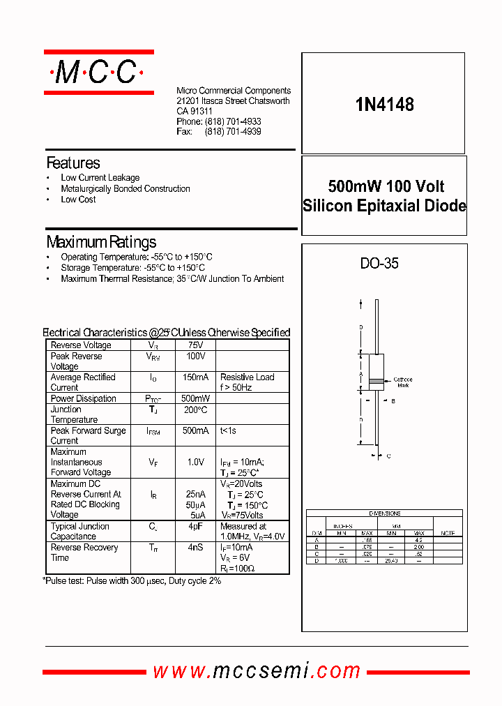 1N4148_264636.PDF Datasheet