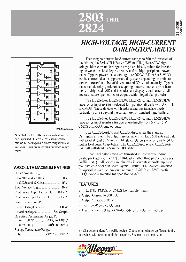 2803_253088.PDF Datasheet Download --- IC-ON-LINE
