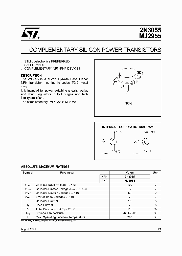 2N3055_259177.PDF Datasheet