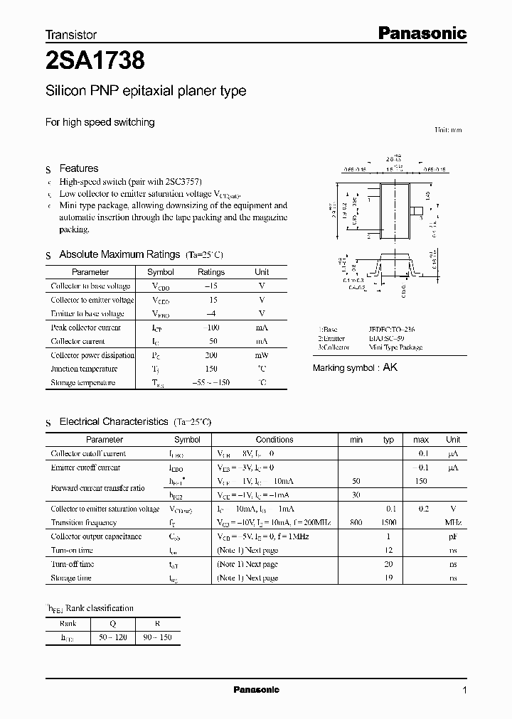 2SA1738_283946.PDF Datasheet