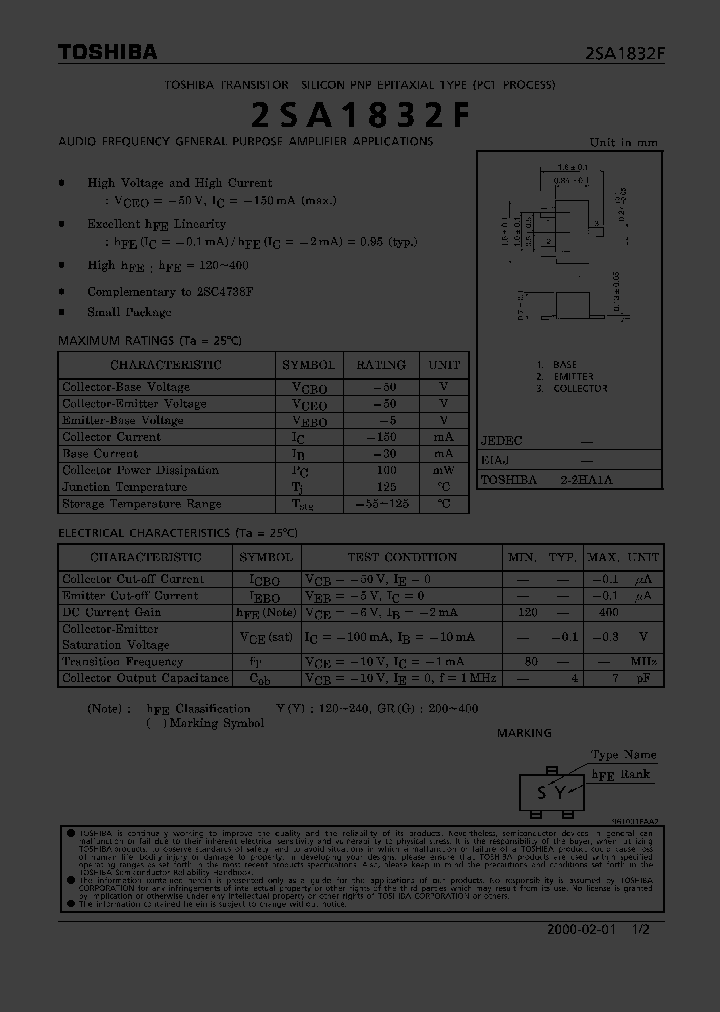 2SA1832F_295982.PDF Datasheet