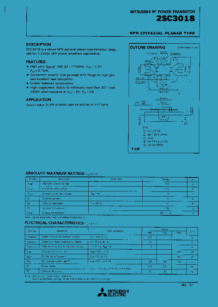 2SC3018_228662.PDF Datasheet