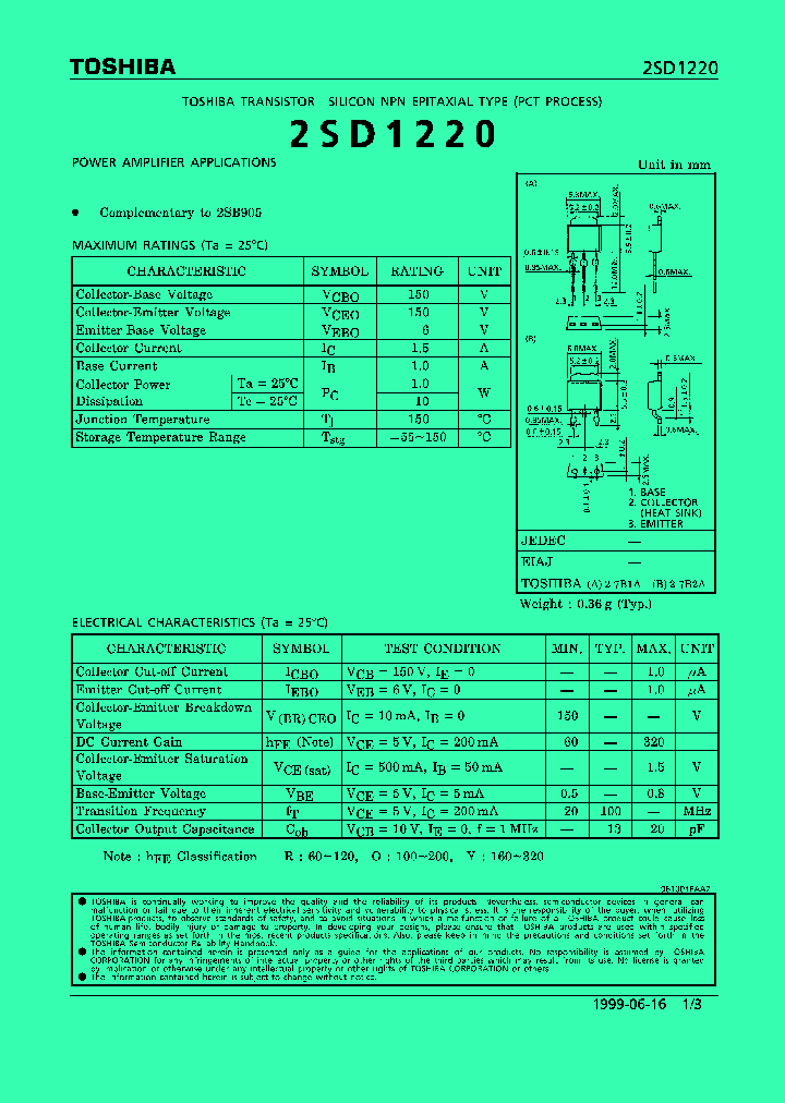 2SD1220_289147.PDF Datasheet