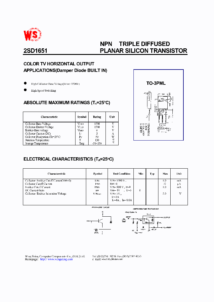 2SD1651_203019.PDF Datasheet