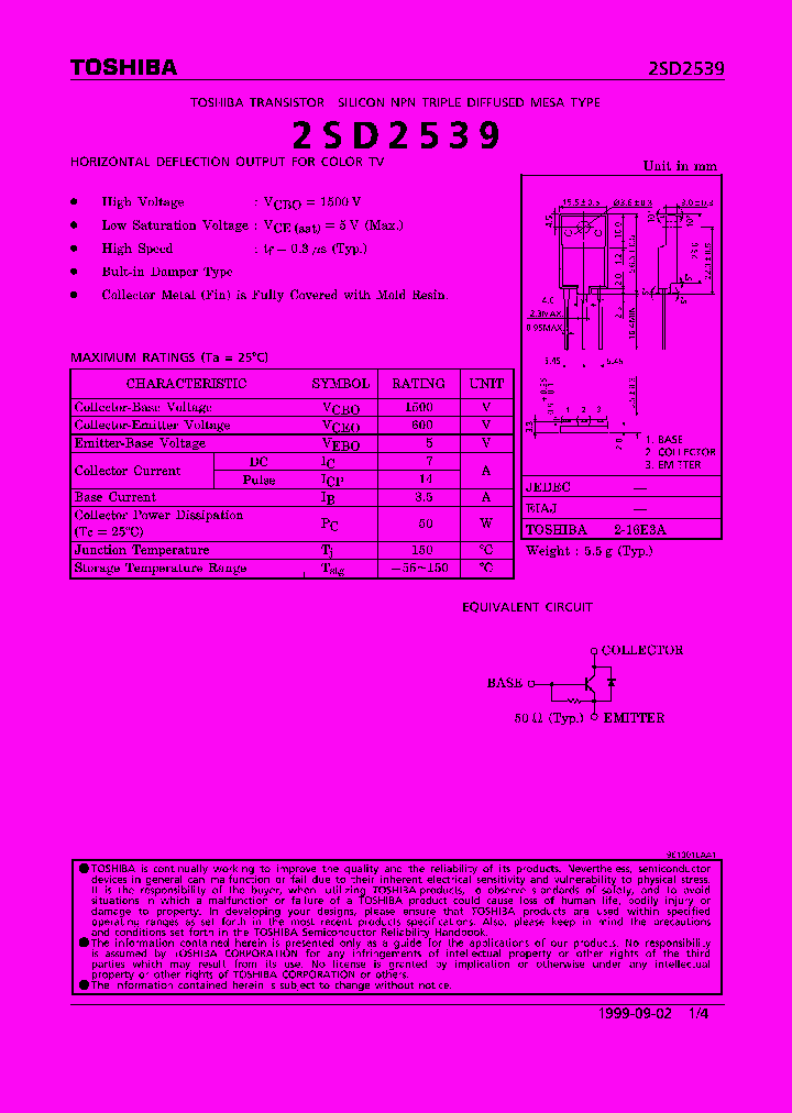 2SD2539_189423.PDF Datasheet