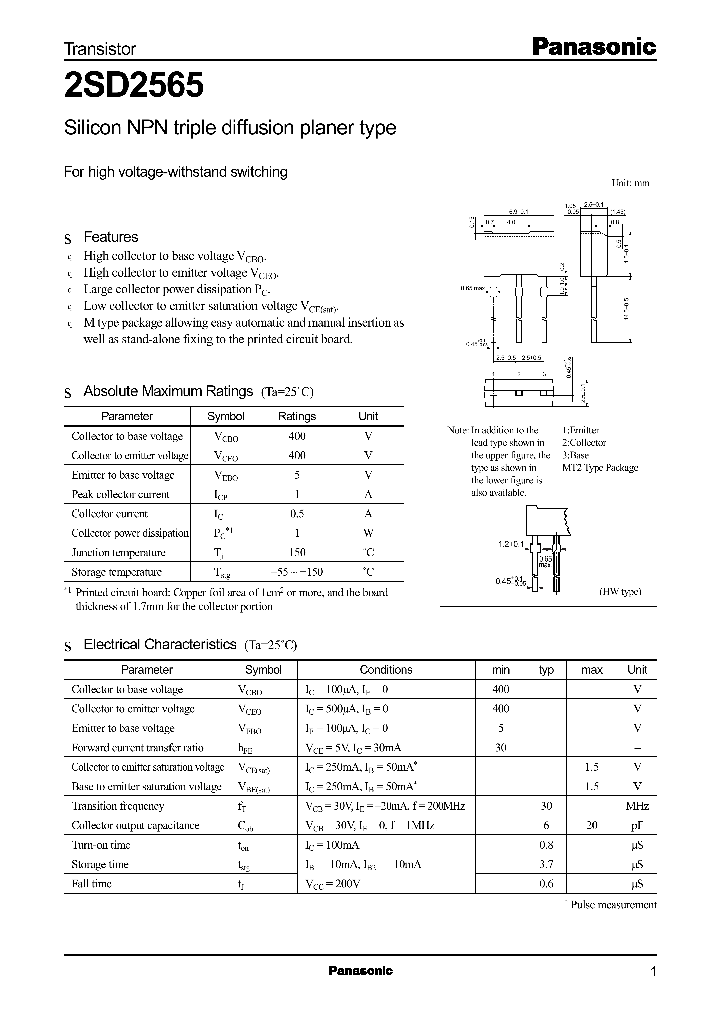 2SD2565_303451.PDF Datasheet