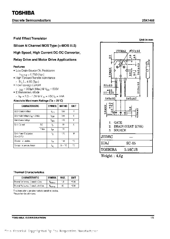 2SK1488_285165.PDF Datasheet