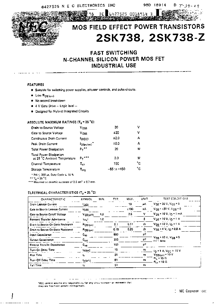 2SK738_203832.PDF Datasheet
