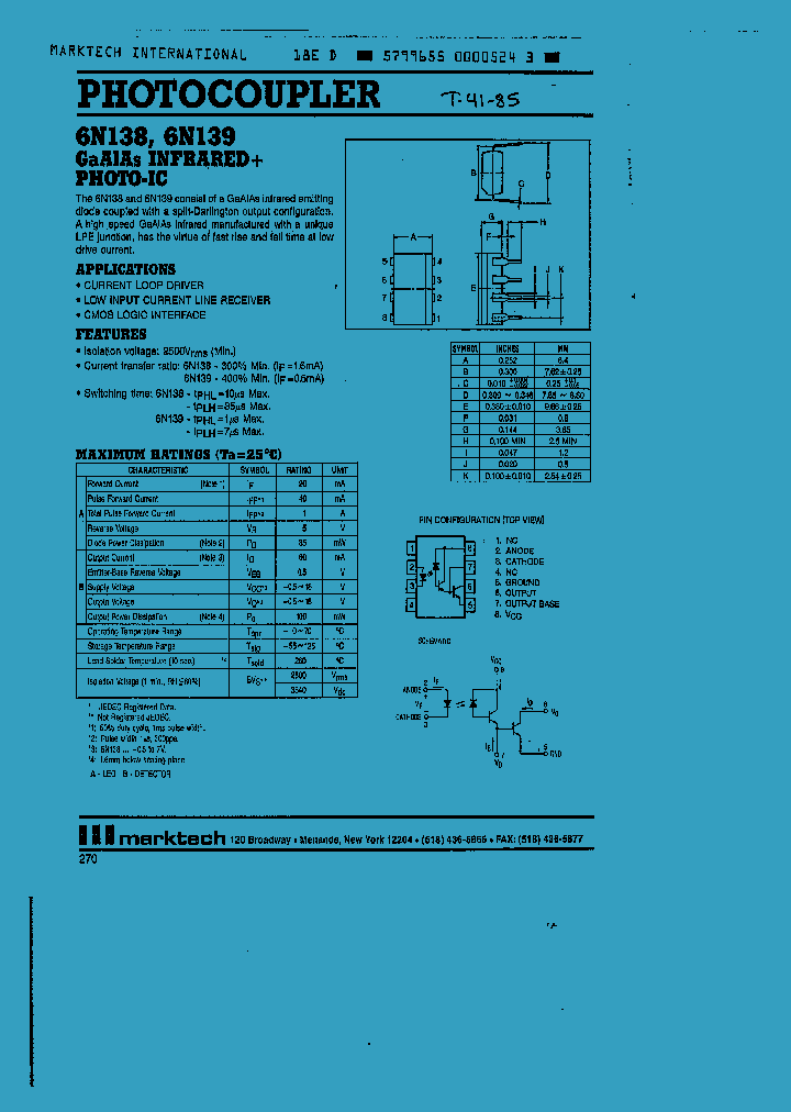 6N139_258592.PDF Datasheet