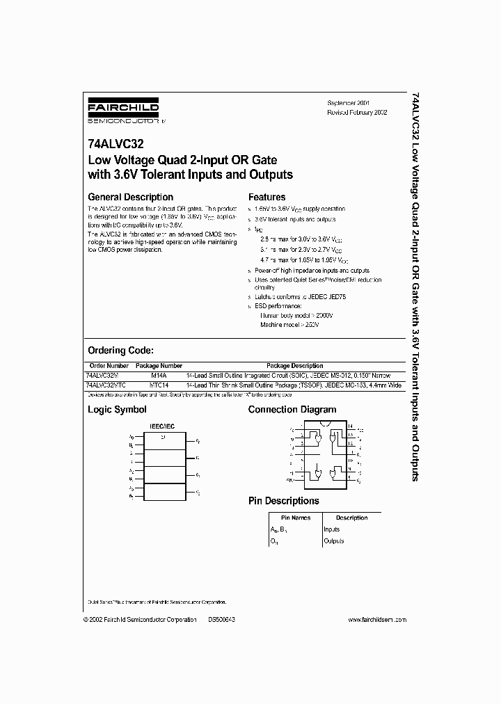 74ALVC32_260481.PDF Datasheet