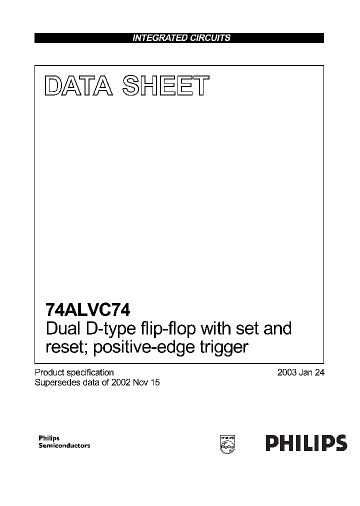 74ALVC74_287788.PDF Datasheet