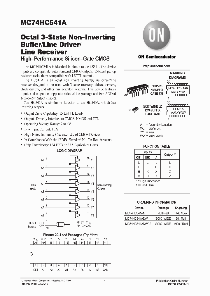 MC74HC541_18829.PDF Datasheet