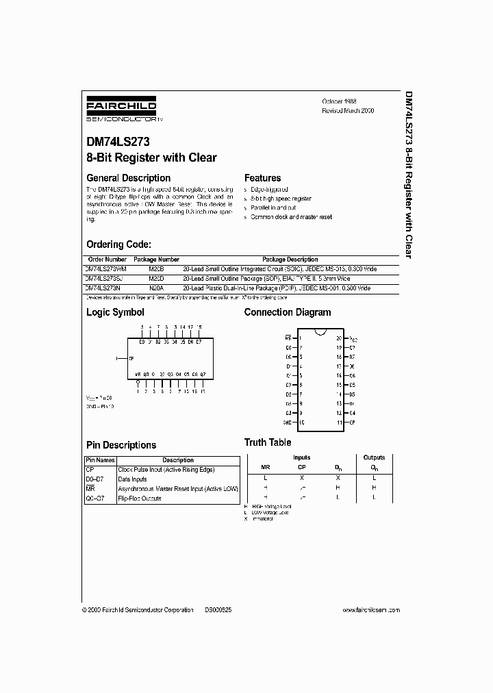 74LS273_273262.PDF Datasheet