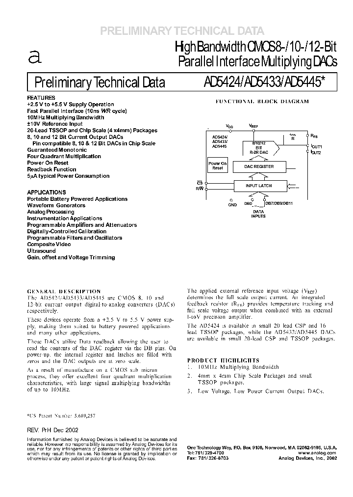 AD5445_255978.PDF Datasheet