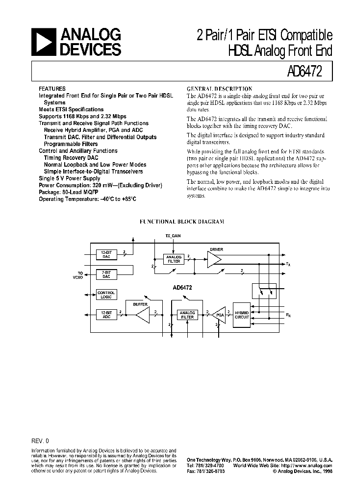 AD6472_221610.PDF Datasheet