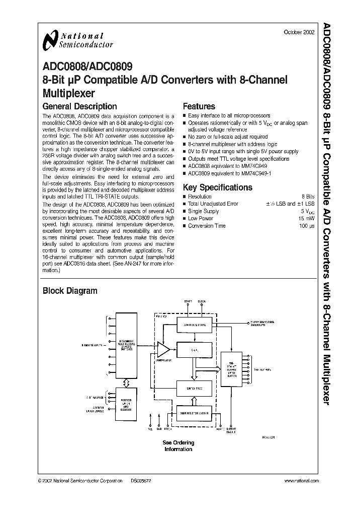 ADC0809_277272.PDF Datasheet