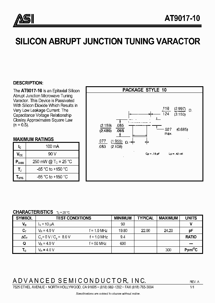 AT9017-10_277813.PDF Datasheet