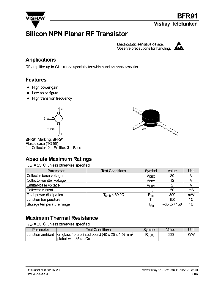 BFR91_246860.PDF Datasheet