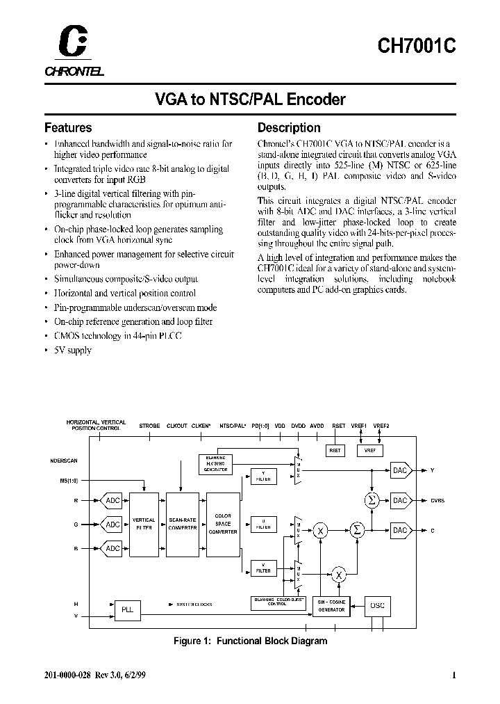 CH7001C_214213.PDF Datasheet