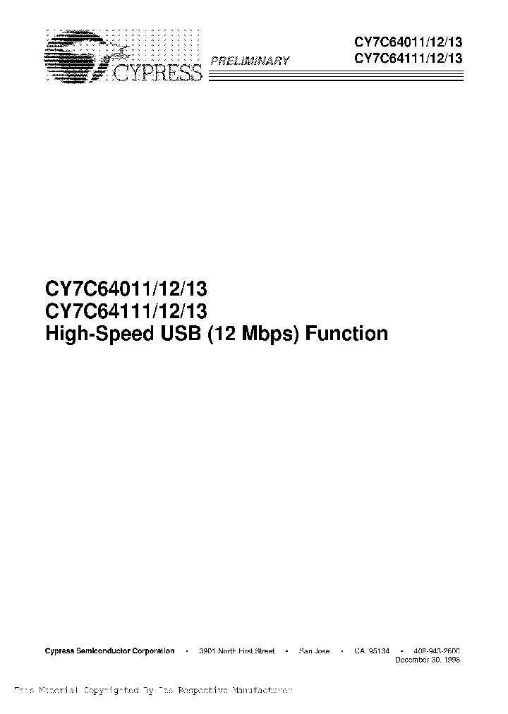 CY7C64013-WC_281237.PDF Datasheet