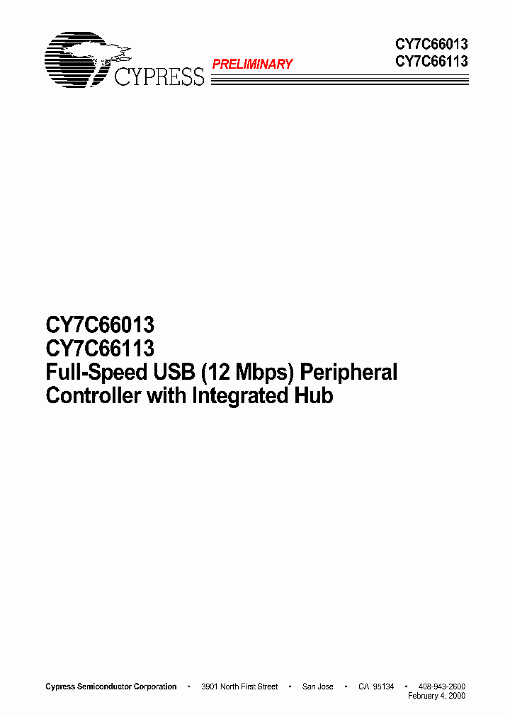 CY7C66013_251364.PDF Datasheet