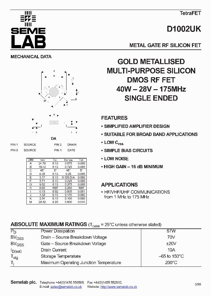 D1002UK_244145.PDF Datasheet Download --- IC-ON-LINE