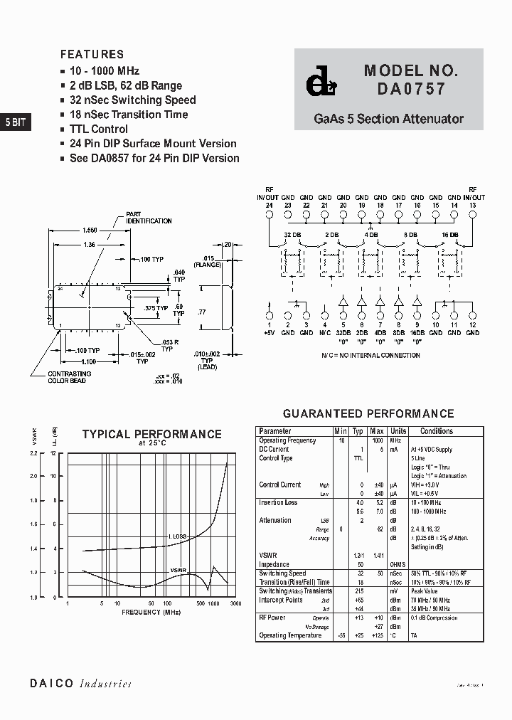 DA0757NBSP_278370.PDF Datasheet Download --- IC-ON-LINE