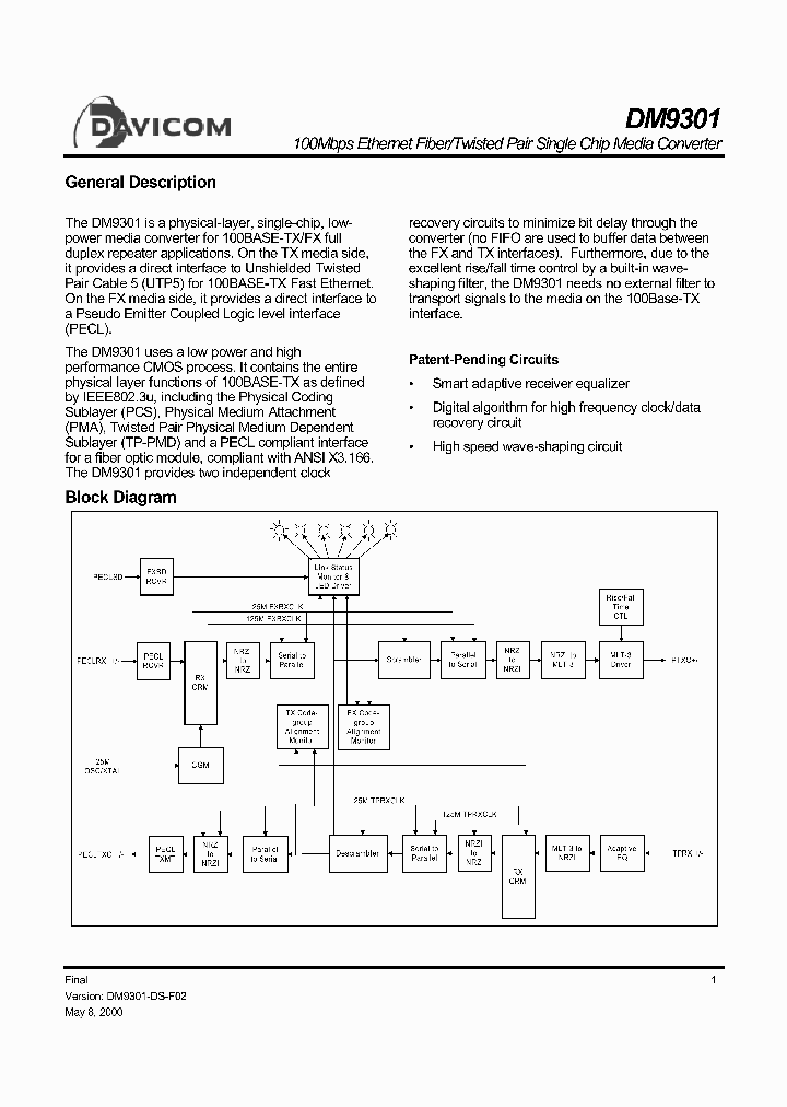 DM9301_273853.PDF Datasheet