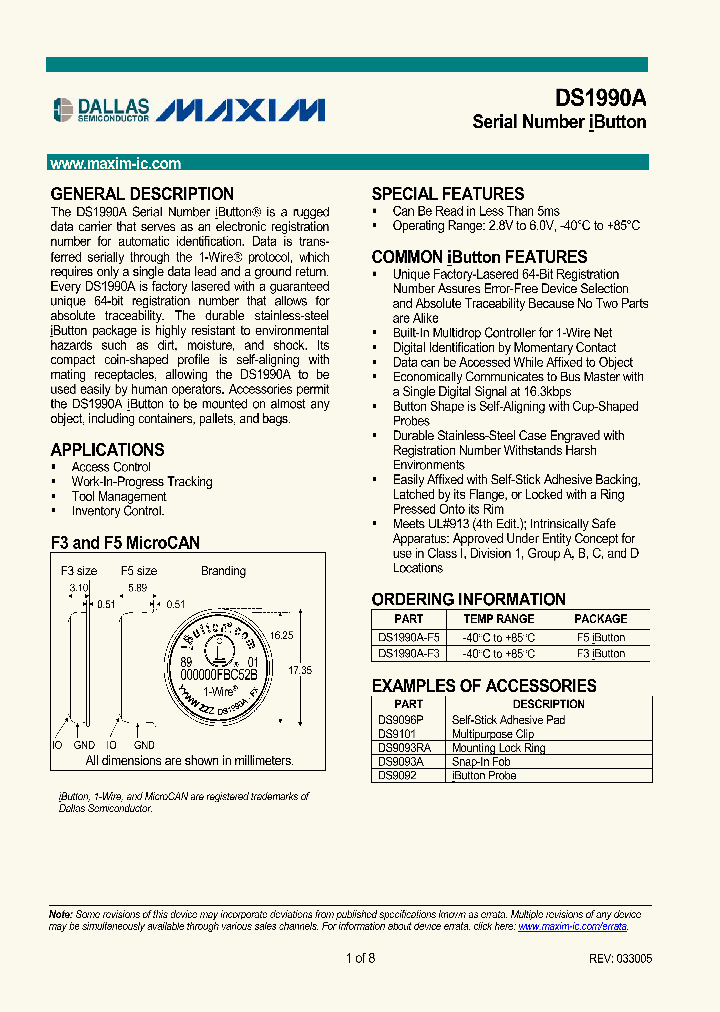 DS1990A_271859.PDF Datasheet