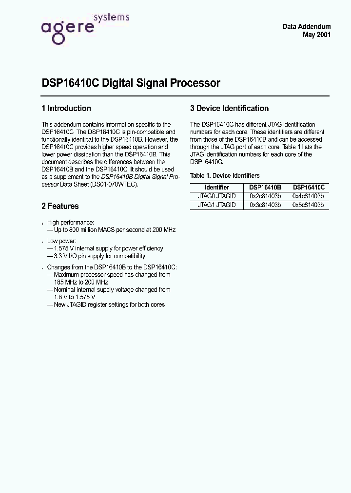 DSP16410_40685.PDF Datasheet