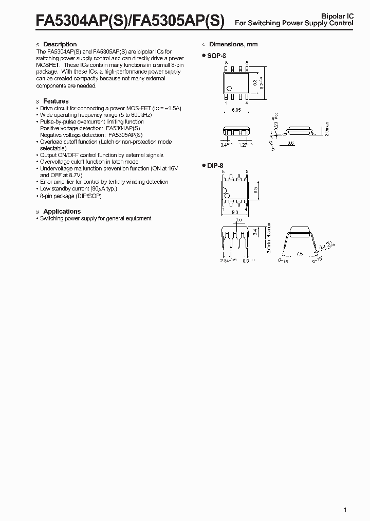 FA5304_283622.PDF Datasheet