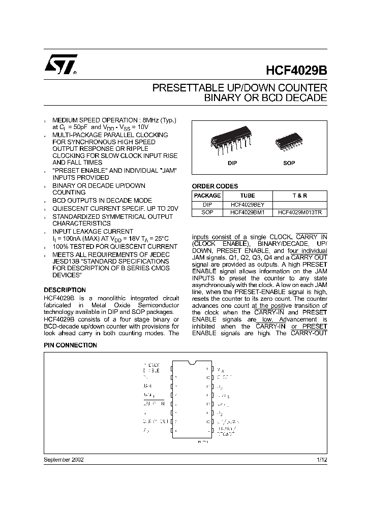 HCF4029_294004.PDF Datasheet