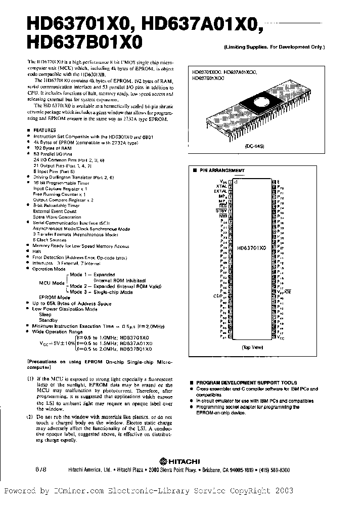 HD637B01X0P_202474.PDF Datasheet