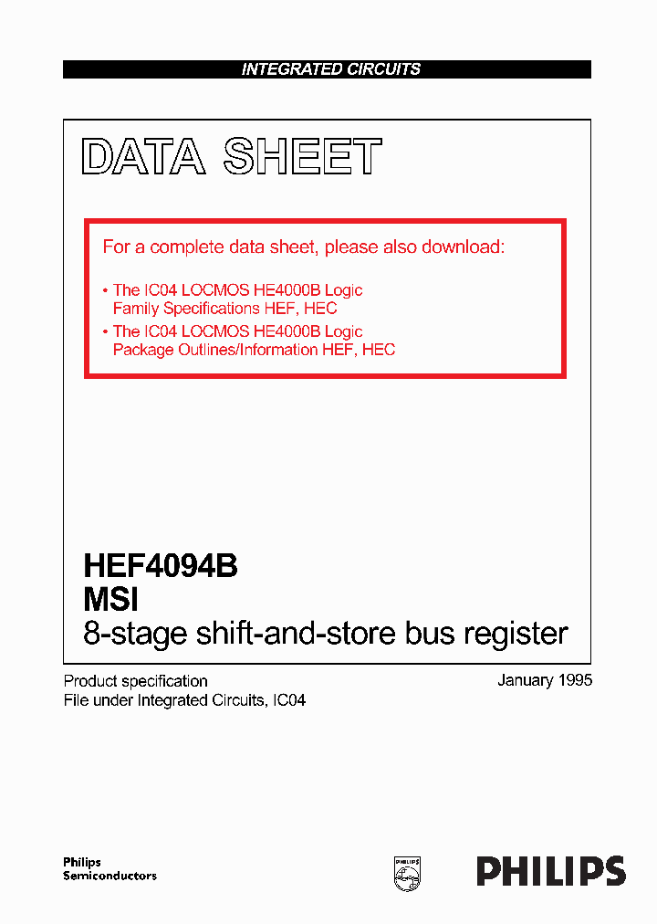 HEF4094B_278558.PDF Datasheet