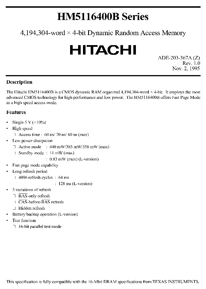 HM5116400BSERIES_241854.PDF Datasheet