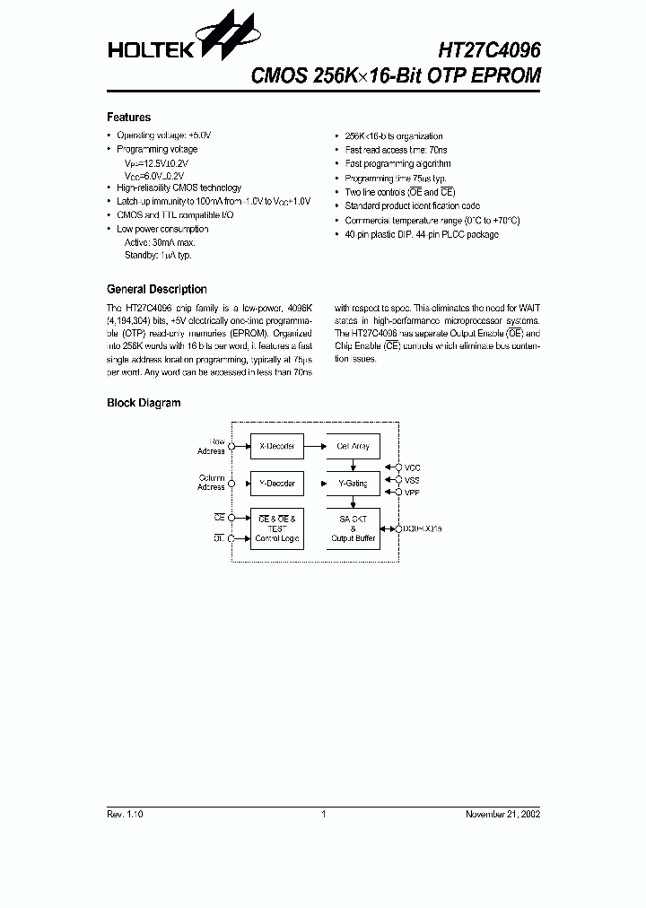 HT27C4096_279807.PDF Datasheet