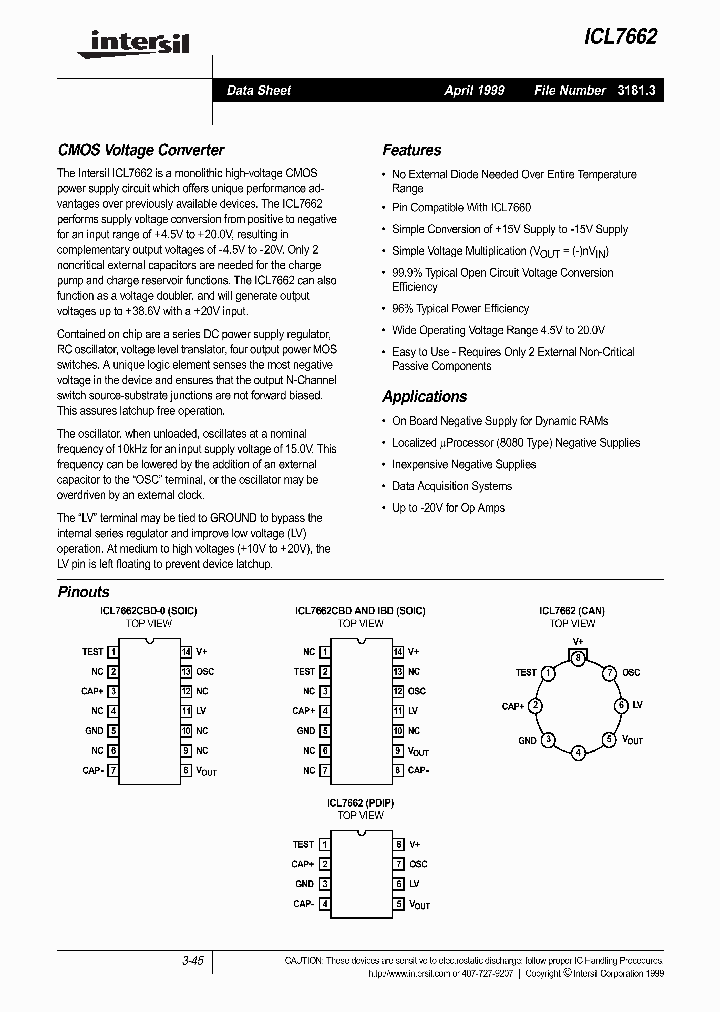 ICL7662_280451.PDF Datasheet