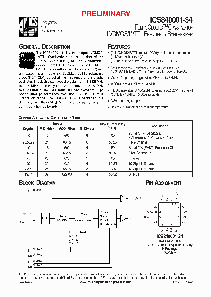 ICS840001-34_286764.PDF Datasheet