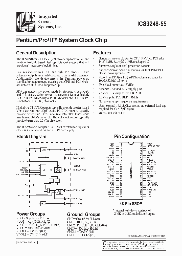 ICS9248-55_26380.PDF Datasheet