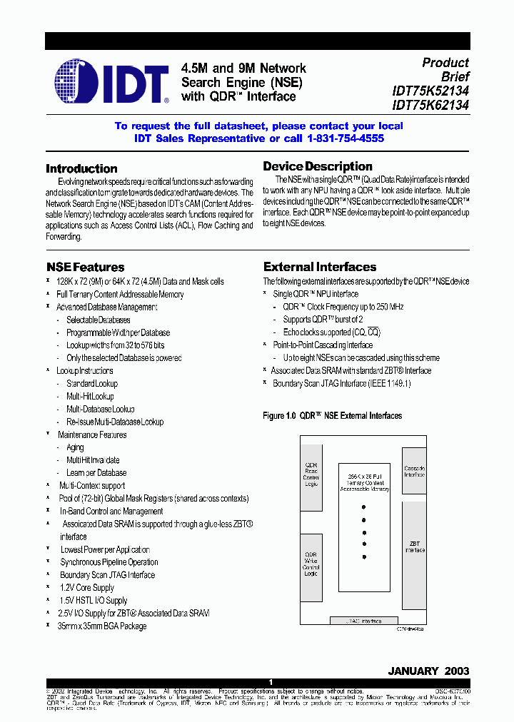 IDT75K62134_274873.PDF Datasheet