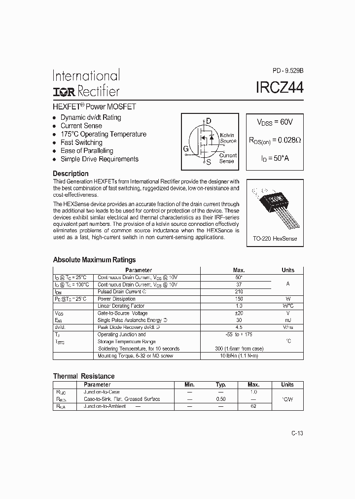 IRCZ44_288204.PDF Datasheet