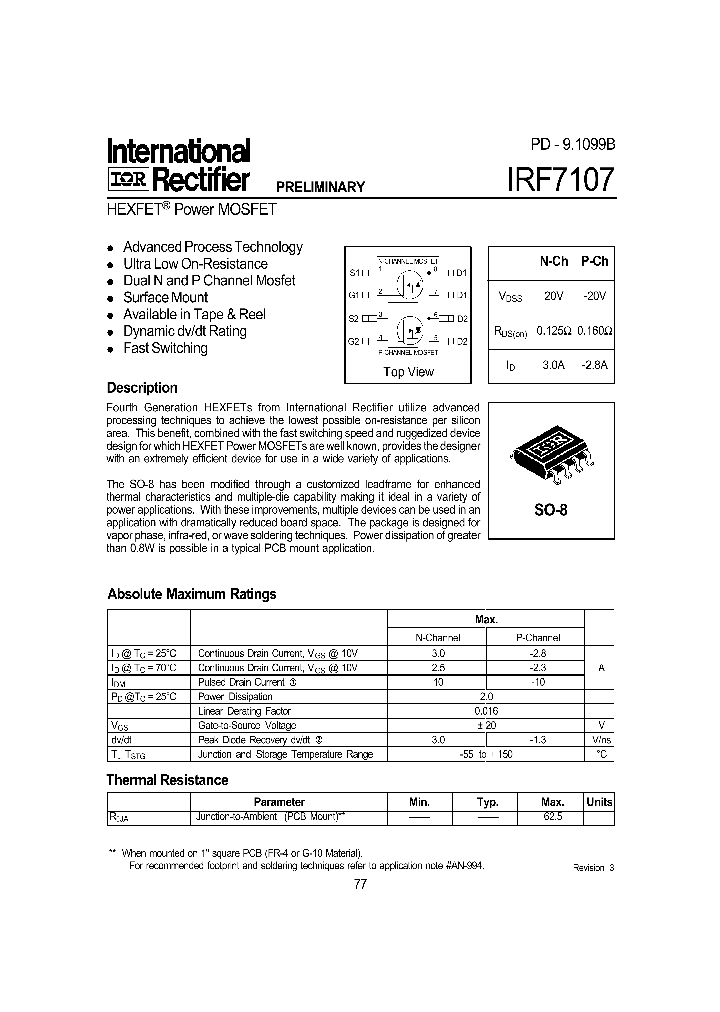 IRF7107_212883.PDF Datasheet