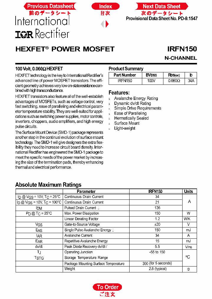 IRFN150_245021.PDF Datasheet