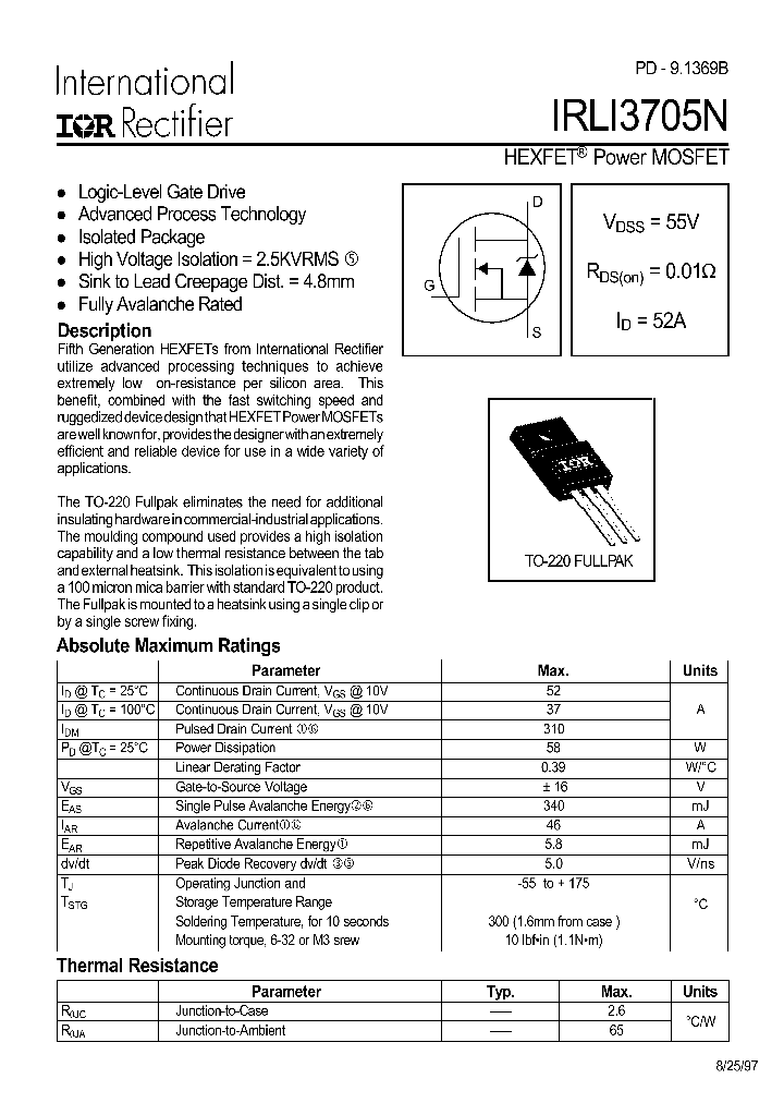 IRLI3705N_291657.PDF Datasheet