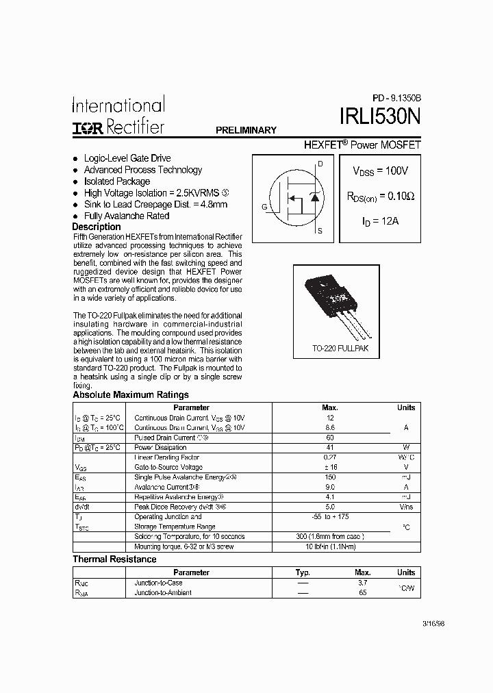 IRLI530N_275565.PDF Datasheet